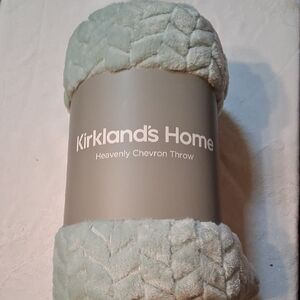 Kirkland's Home Chevron Throw - Soft Blue